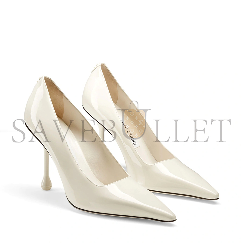Ji*y Ch* ixia 95 latte patent leather pumps ixia95pat